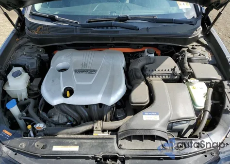 2013 Hyundai Sonata Hybrid из США, поврежденный, VIN KMHEC4A45DA084446